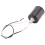 E27 Ceramic Base Socket Adapter metal Lamp Holder With Wire Black 1
