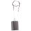 E27 Ceramic Base Socket Adapter metal Lamp Holder With Wire Black 2