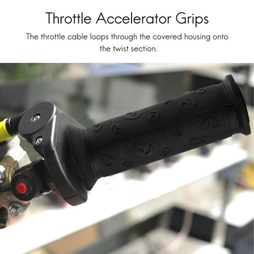 Conjunto de cabos de acelerador com torção restritiva para mini moto de 49 cc 2