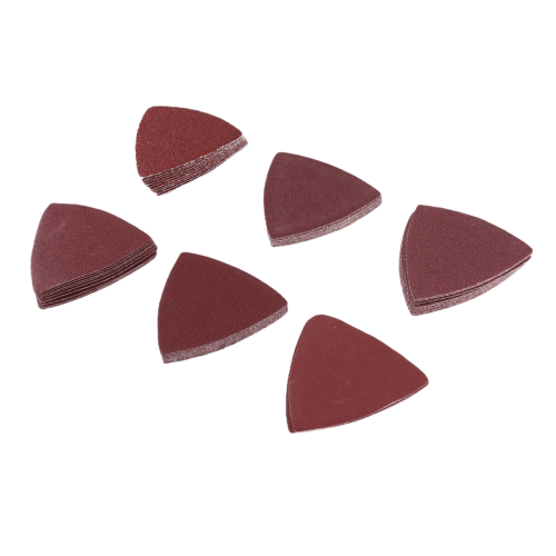 60 peças de lixa triangular, adequada para 3-1/8 polegadas, grãos 40, 60, 80, 100, 120 e 240 1