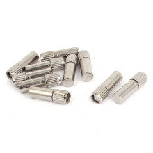 Suportes de prateleira retos para armários de móveis, pinos de 6 mm x 20 mm, 10 peças