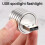 Aluminum 3W USB LED Lamp Socket Spotlight Flashlight White Light 6