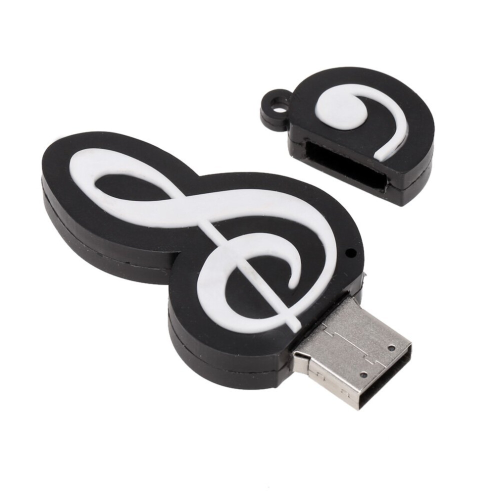 Usb 2.0 Stick Cute Cartoon Memory Stick Music Notes Symbol Usb 2.0 Memory External Usb Flash Drive Memory Stick 16Gb 4854041981035