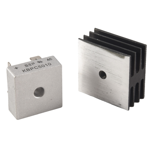 50A 1000V Metal Case Bridge Rectifier with Heatsink 1