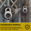Master Coded Lock 50mm With Round Fixed Dial Combination Padlock 3