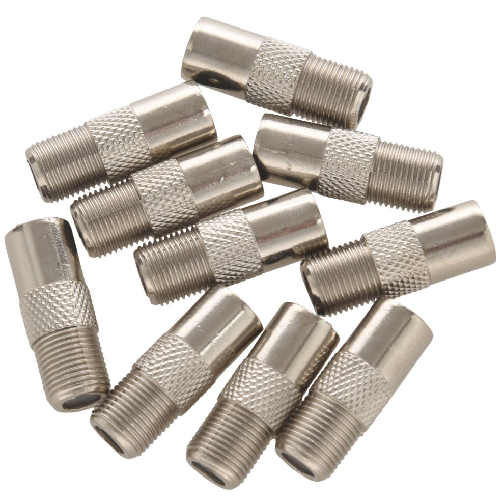 10Pcs Straight Metal F Type Female to TV PAL Male RF Connector Adapter-image-OPC-PGZXMCV-NEW