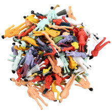 1:100 Mix Painted Model Train Park Street Passageiros Pessoas Figuras