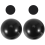 2 Pcs Laptop Notebook Black Antiskid Cool Ball Cooler Stand Pad 1