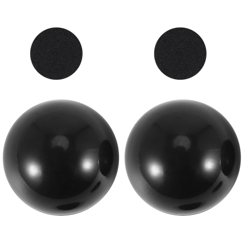 2 Pcs Laptop Notebook Black Antiskid Cool Ball Cooler Stand Pad