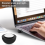 2 Pcs Laptop Notebook Black Antiskid Cool Ball Cooler Stand Pad 4
