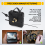 Black Quartz Clock Spindle Silent Movement Mechanism Repair Tool Kit 5