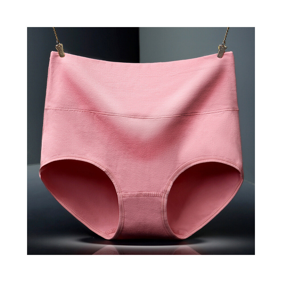 (Pink,XXXL)Sous vêtement femme grande taille coton doux avec tissu respirant pour contrôle ventre