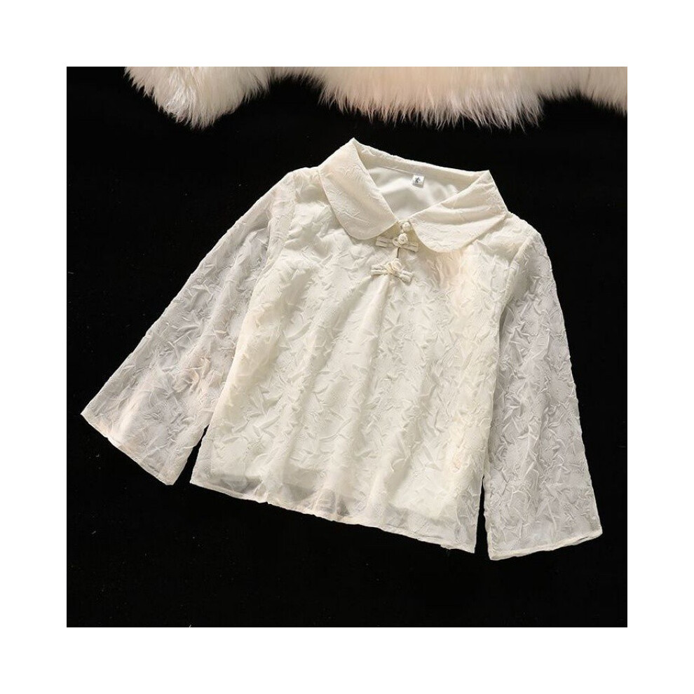 (Top,160cm/62.99in)Ravissant ensemble de vêtements vintage deux pièces fille taille moyenne à grande au design élégant et confortable