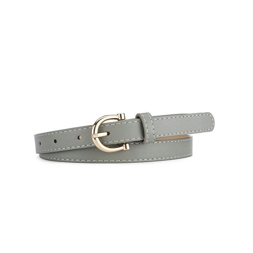 (Light Green)Robe ceinture pu femme Fashionforward collection printemps avec couleurs superbe