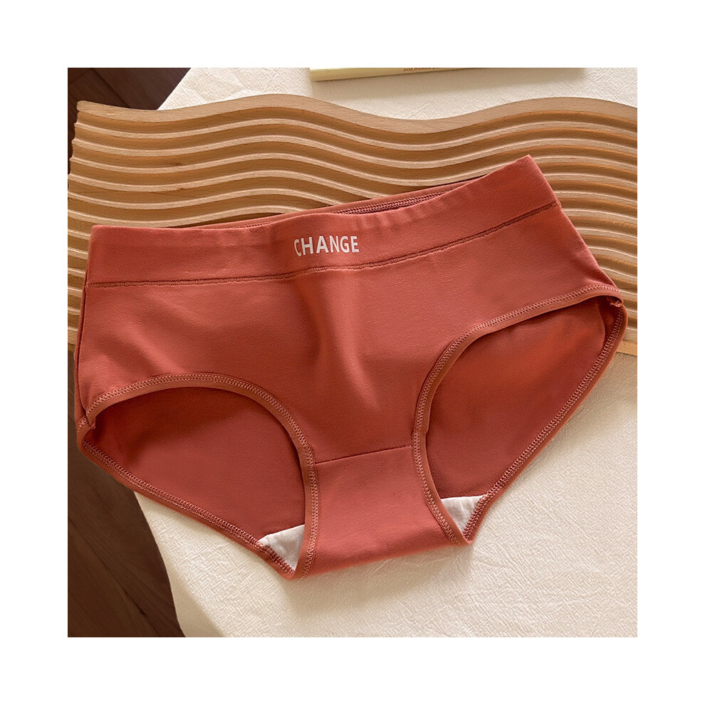 ( Red,XL)Pantalon triangle femme coton haute qualité sous vêtement chic taille moyenne doux respirant