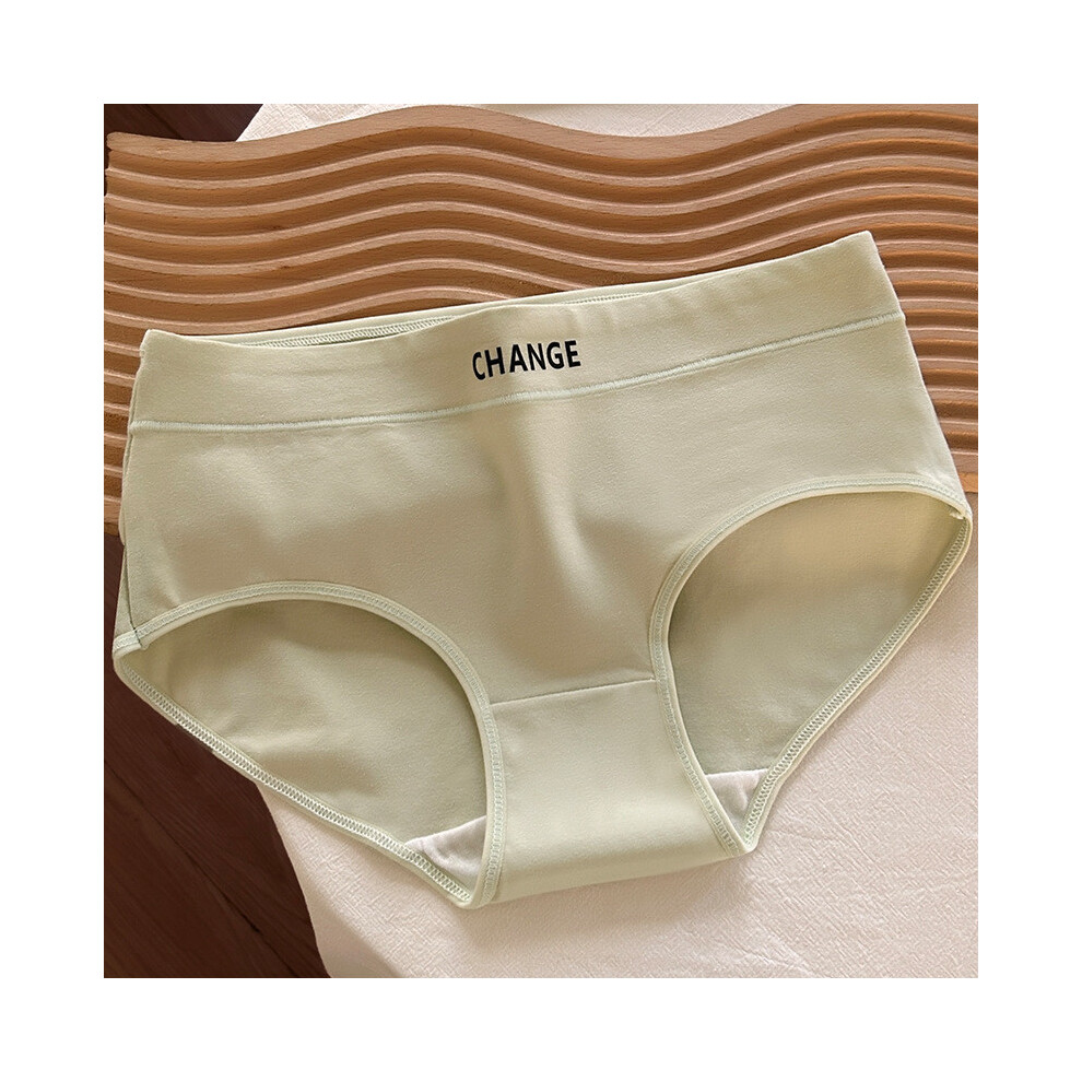 ( Green,M)Pantalon triangle femme coton haute qualité sous vêtement chic taille moyenne doux respirant