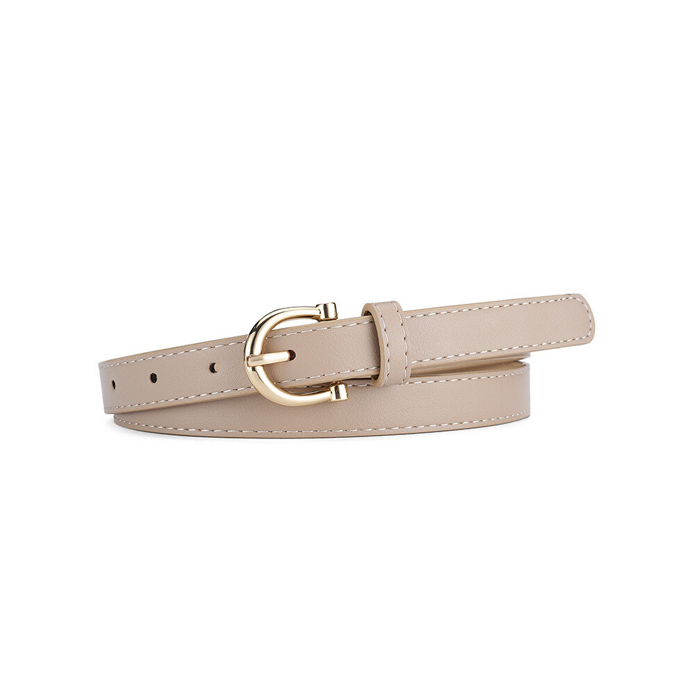 (Khaki)Robe ceinture pu femme Fashionforward collection printemps avec couleurs superbe