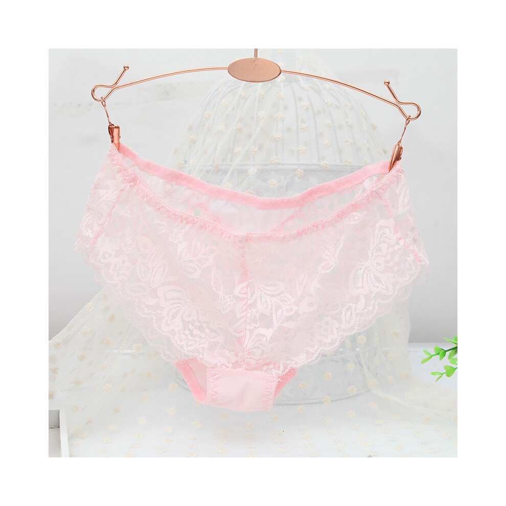 (Pink,One Size)Sous vêtement chic dentelle 3270 pour femme mi-hauteur confort respirant parfait à porter au quotidien