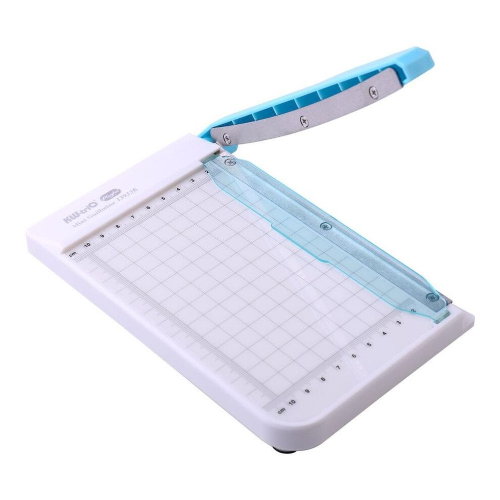 Kw-trio Mini Paper Trimmer 6-inch Guillotine Paper Cutter Photo Cutting Machine 10 Sheets Capacity