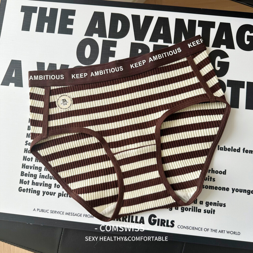 (Brown,L)Élégant sous vêtement côtelé coton doux pour femme disponible en différentes couleurs tailles