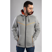 (Grey, M) Helly Hansen Workwear Chelsea Evolution Cotton Men's Grey Hooded Sweatshirt