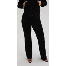 (Black, XL) Juicy Couture Del Ray Polyester Women's Black Joggers