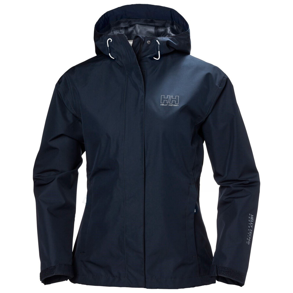 Helly Hansen Women's Blue Seven J Rain Jacket - Image 7