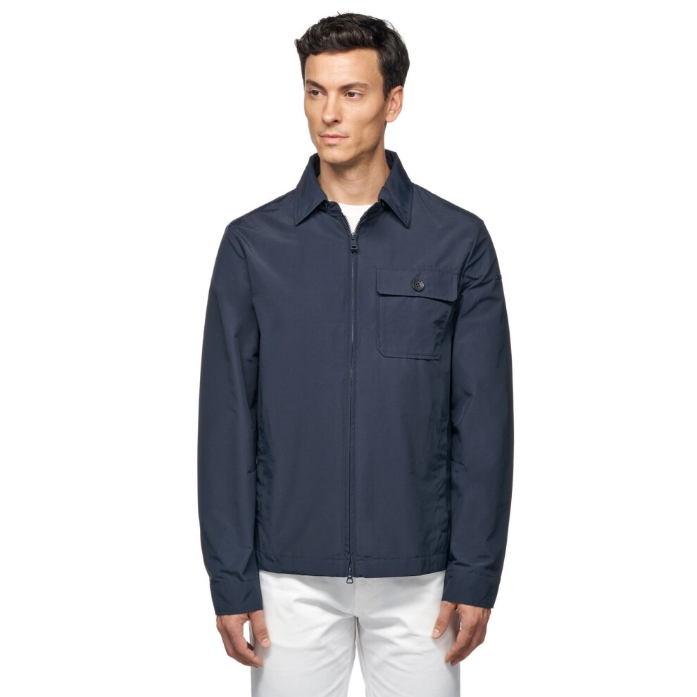 (Blue, 44") Geox M VINCIT Men's Blue Jacket