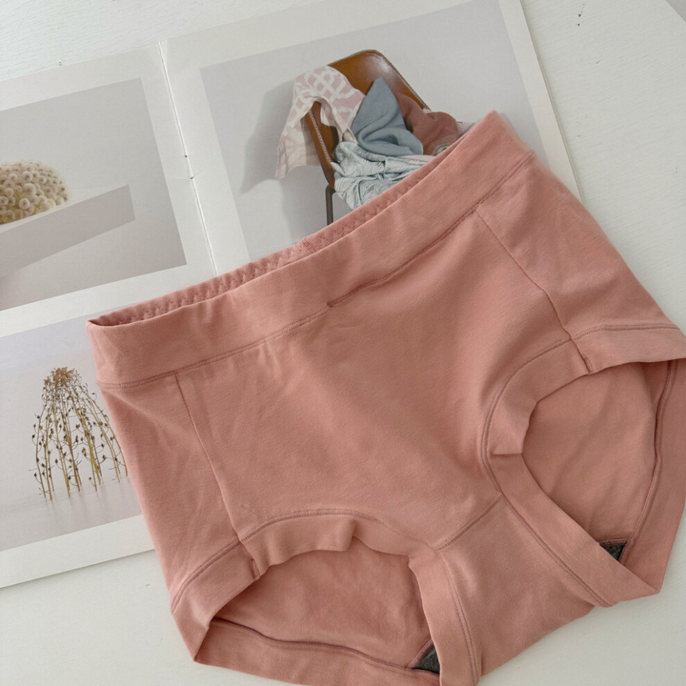 (Pink,M)Boxer confortable N907 coton taille moyenne pour femme avec tissu respirant et design élégant idéal pour les saisons toutes