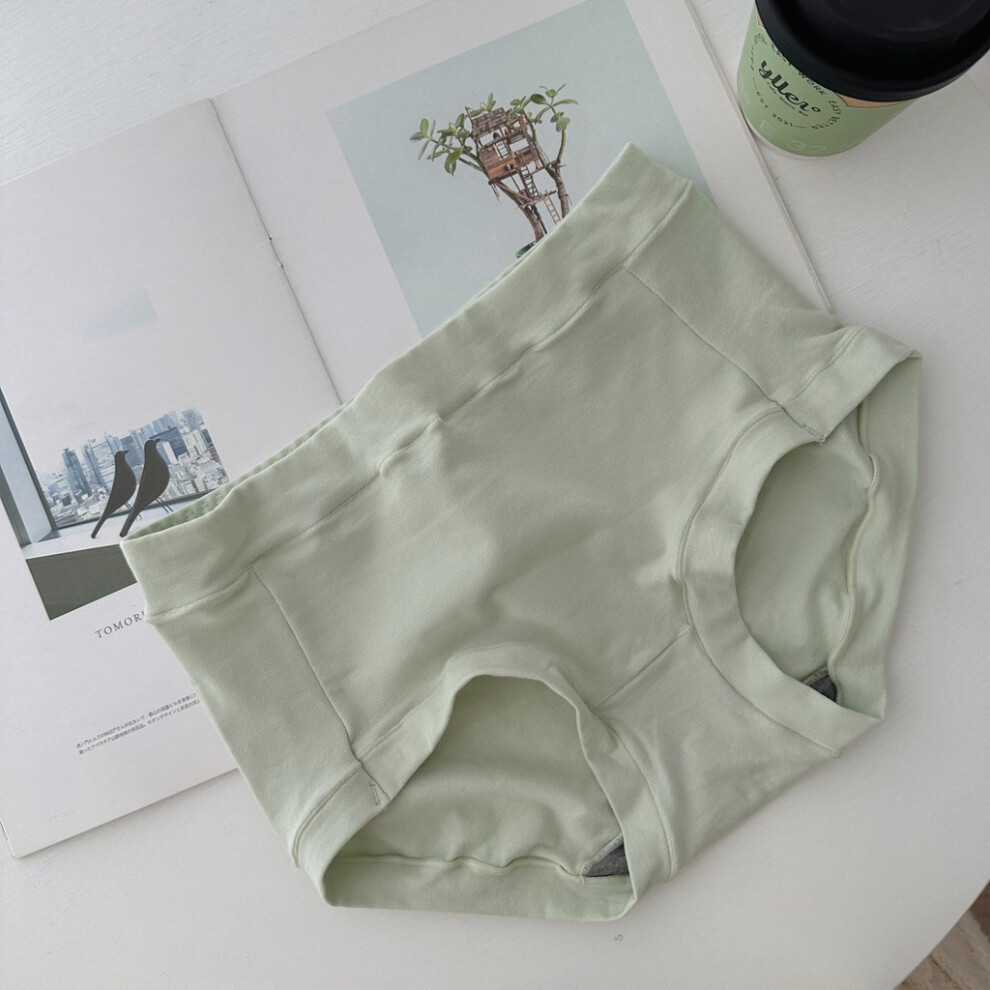 (Light Green,XL)Boxer confortable N907 coton taille moyenne pour femme avec tissu respirant et design élégant idéal pour toutes saisons