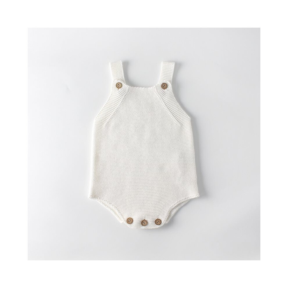 (Pure Romper,73cm/28.74in)Coffret cadeau bébé trois pièces tendance comprenant cardigan motif feuilles et barboteuse tricotée douce filles pour