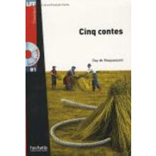 Cinq contes with audio download by Guy de Maupassant Paperback Book