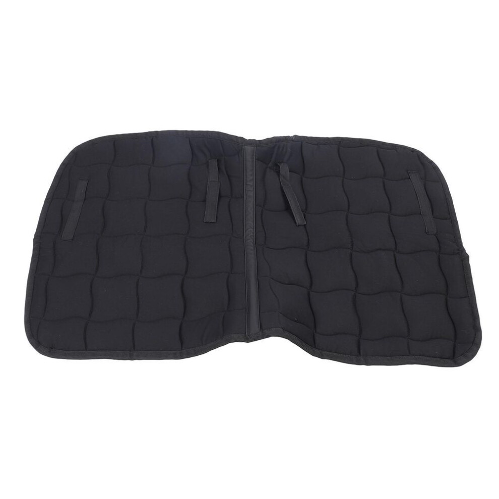 (black) Saddle Pad for Horses Breathable Comfortable Professional Saddle Cloth Riding Equipment for Jumping
