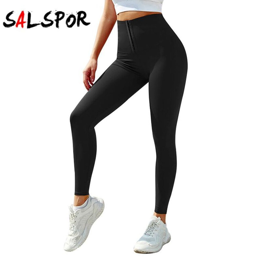 (black, L) Yoga Pants Women Stretchy Sport Leggings High Waist Compression Tights Sweatpant Push Up Running Gym Fitness Leggings