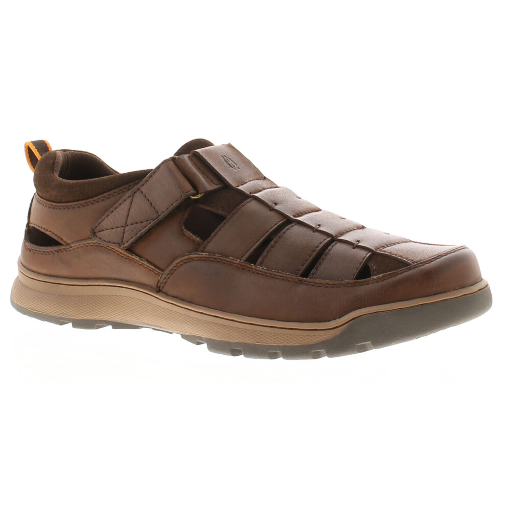 (Brown, 7 (Adults')) Hush Puppies Rucker Men's Sandals UK Size