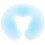 (As show, One size) 1pcs Silicone Pillow 1