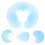(As show, One size) 1pcs Silicone Pillow 3