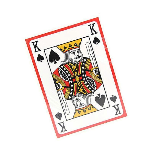 (As show, One size) 1set Large Playing Cards 1