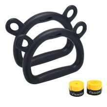 (As show, One size) 2pcs Gymnastic Rings