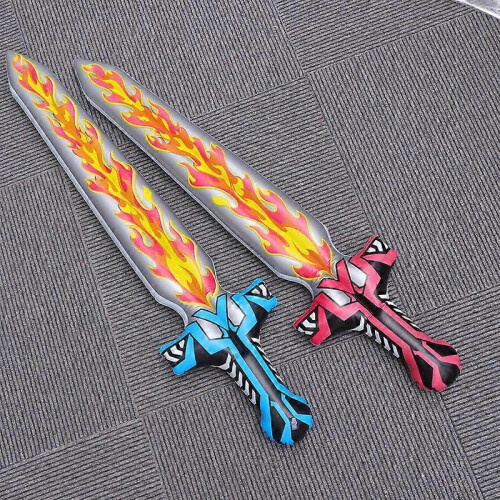 (As show, One size) 2pcs Sword Inflatable 2