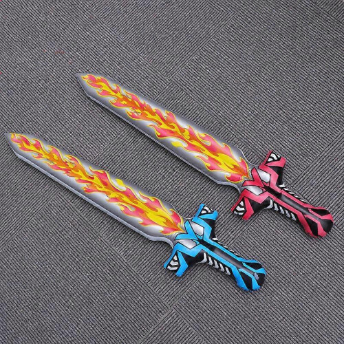(As show, One size) 2pcs Sword Inflatable 1