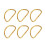(As show, One size) The New 20pcs D Ring 1