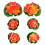 (As show, One size) 6pcs Lotus Flower Pond Decor 1