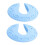 (As show, One size) 2pcs Door Pinch Guard 1