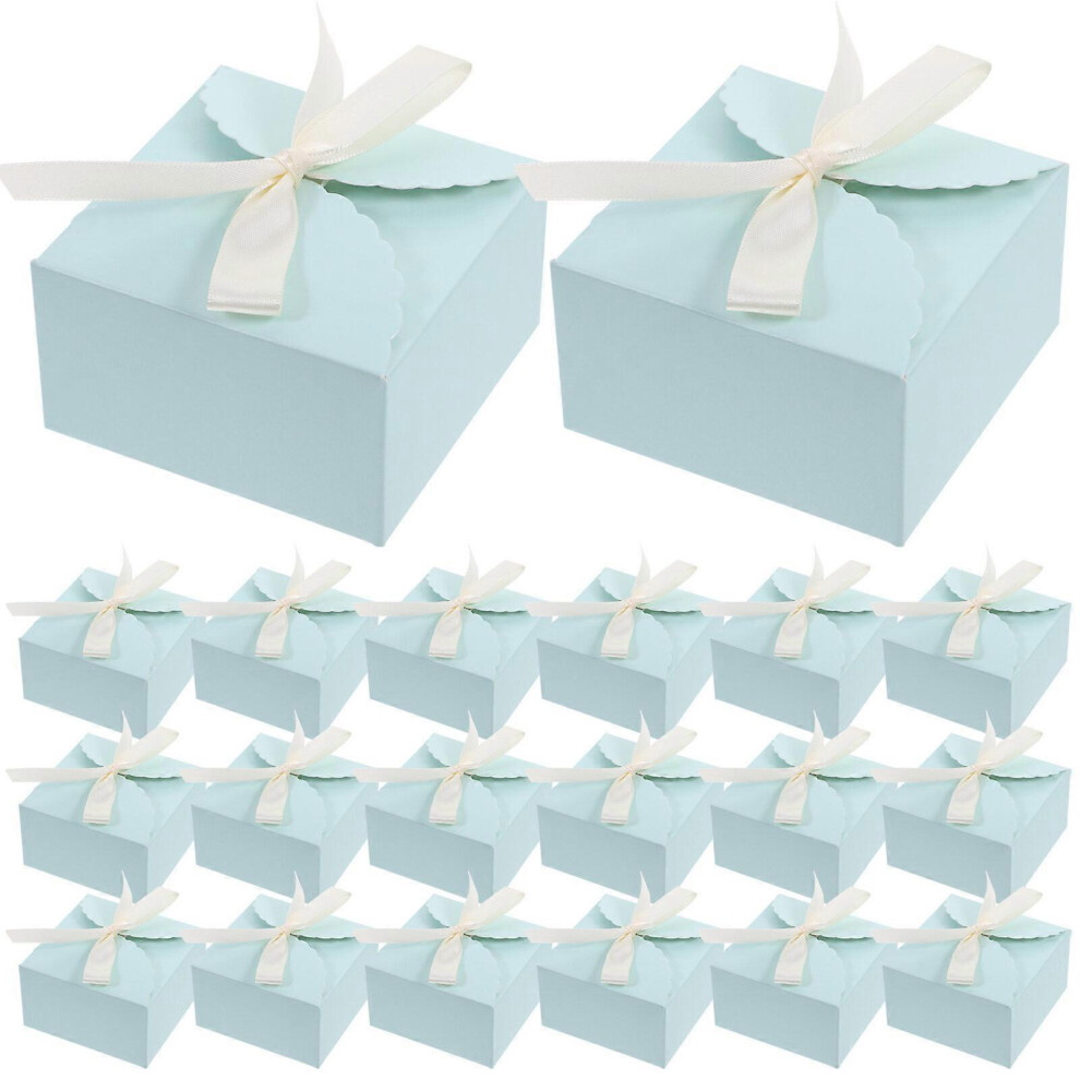 Kricely (Sky-, One Size) 20Pcs Squared Gift Boxes Handmade Soap Boxes Gift Packaging Box Party Favors Box Blue
