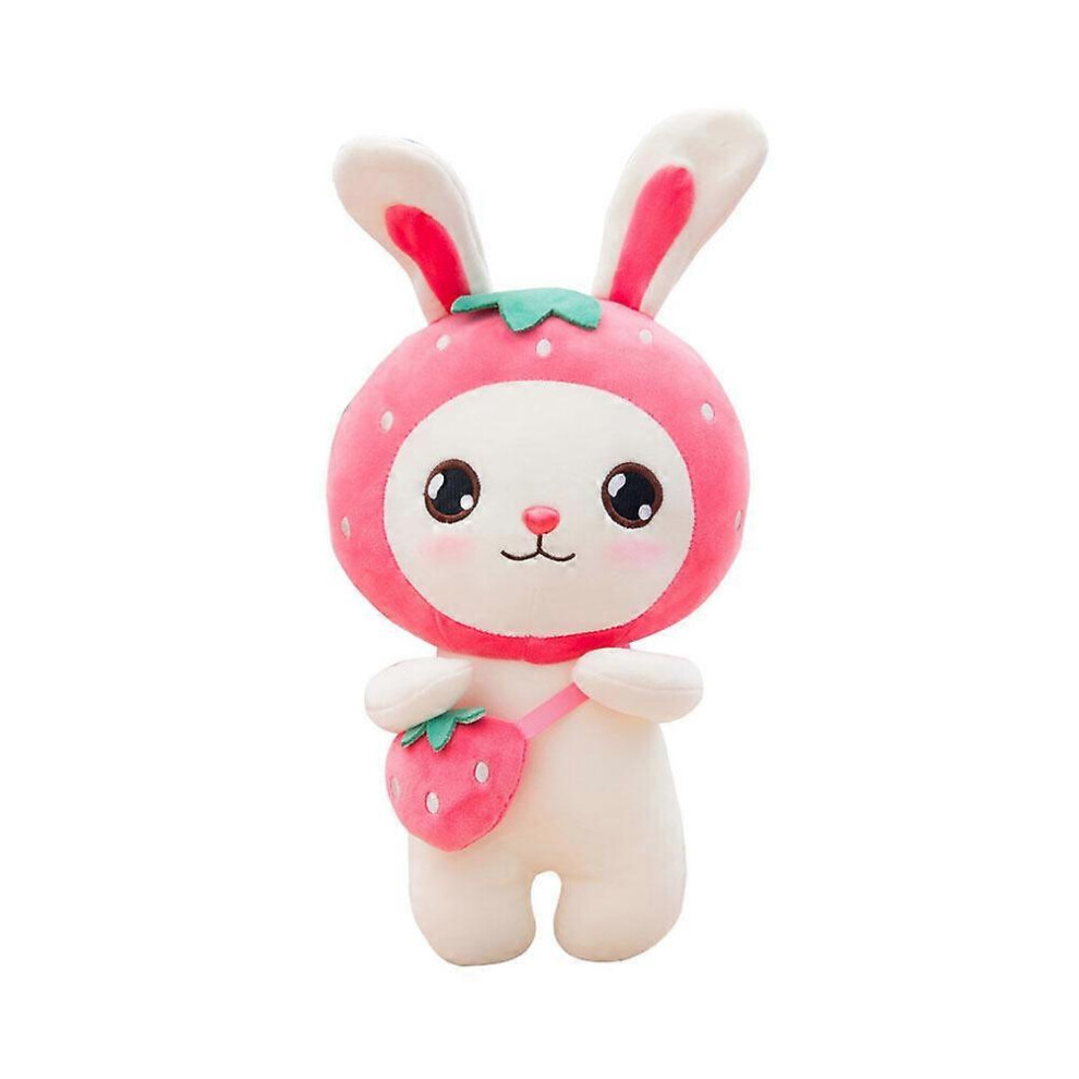 Kricely (, One Size) Adorable Plush Bunny Decorative Stuffed Rabbit Wear-Resistant Stuffed Bunny Home Accessory Pink