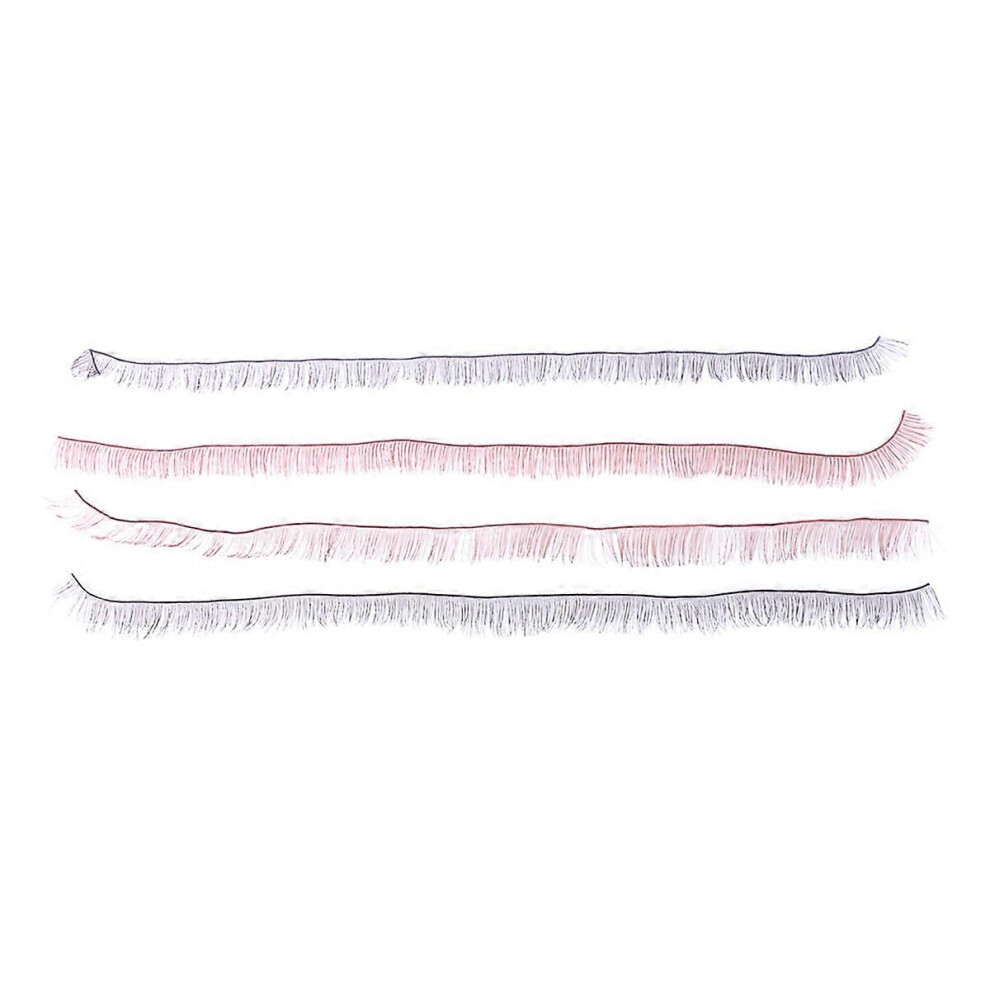 Kricely (As Show, One Size) 4 Pcs Handmade Doll False Eyelashes Natural Fake Eyelashes Doll Accessories Doll Lashes ( 1Cm + 0.8Cm + 1Cm + Bro Black/Brown