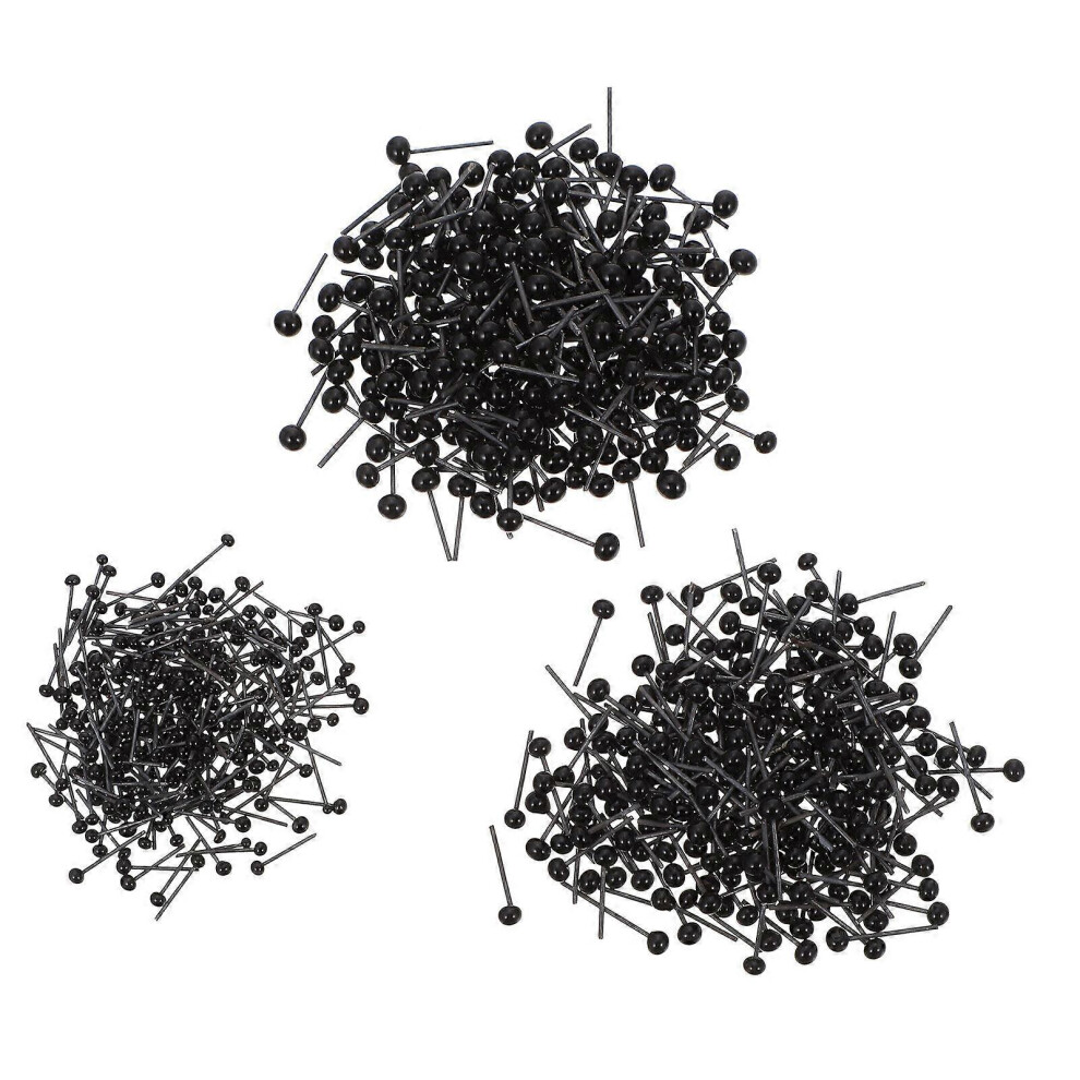 Kricely (As Show, One Size) 300 Pcs Needle Type Eyes Ball Diy Dolls Eyeballs Simulation Eyeballs Ornaments