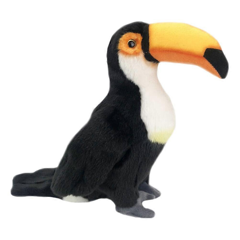 Kricely (As Show, One Size) 1Pc Simulative Toucan Plush Toy Cartoon Plush Doll Toy Stuffed Animal Doll