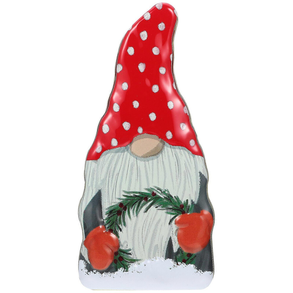 Kricely (As Shown, One Size) Christmas Candy Box Santa Claus Cookie Box Portable Chocolate Box Decorative Candy Tin